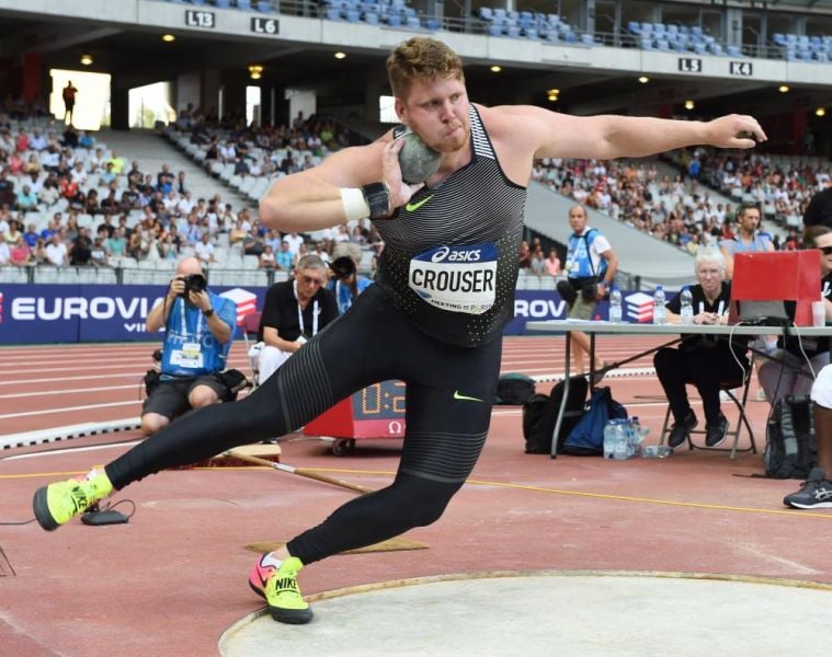 Ryan Crouser Nearly Breaks World Record, Seizes Men's Shot Put World